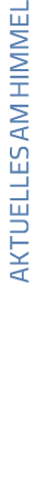 AKTUELLES AM HIMMEL