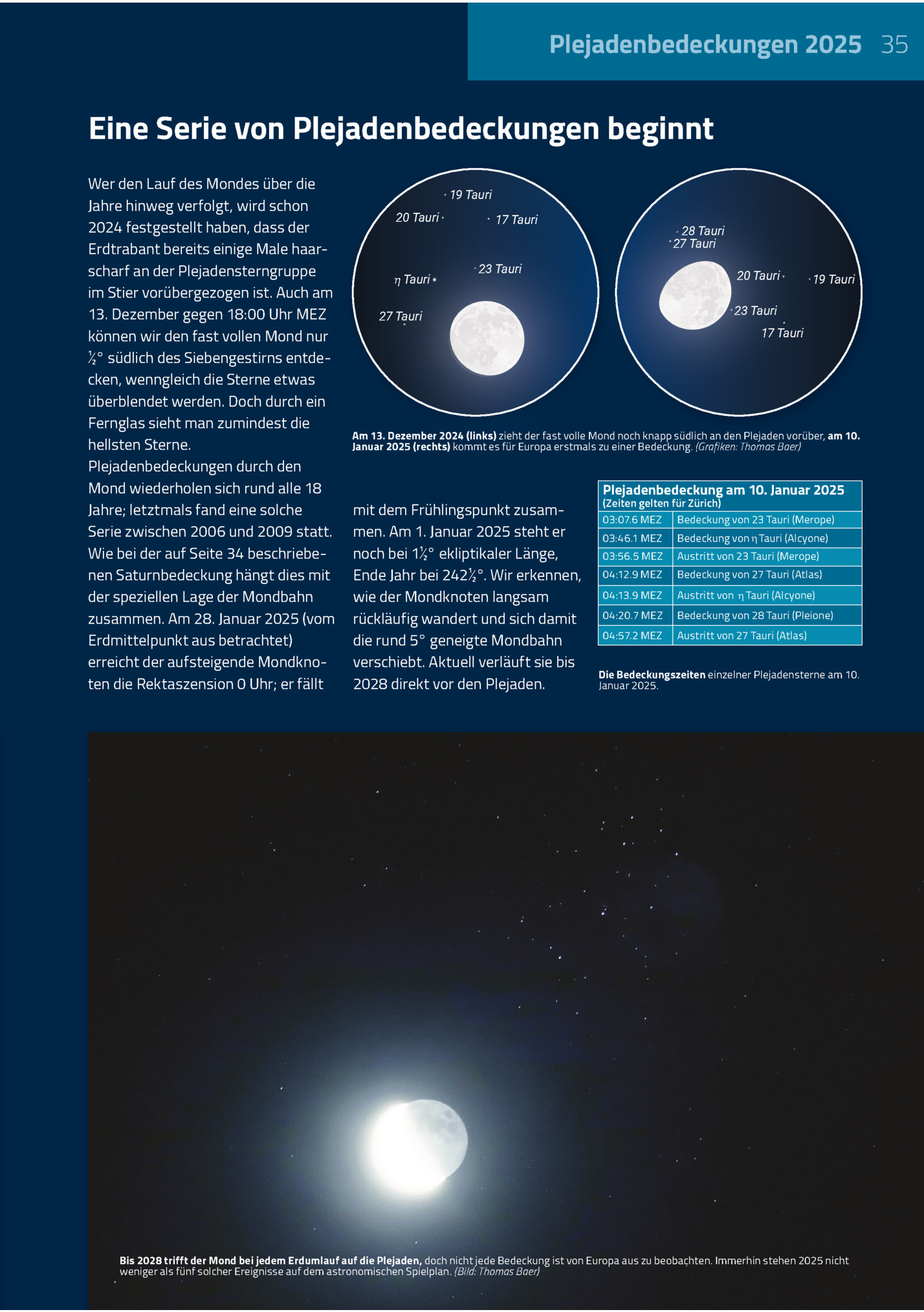 Plejadenbedeckungen 2025 35

Eine Serie Von Plejadenbedeckungen Beginnt
Wer Den Lauf Des Mondes über Die
Jahre Hinweg Verfolgt, Wird Schon
2024 Festgestellt Haben, Dass Der
Erdtrabant Bereits Einige Male Haarscharf An Der Plejadensterngruppe
Im Stie...