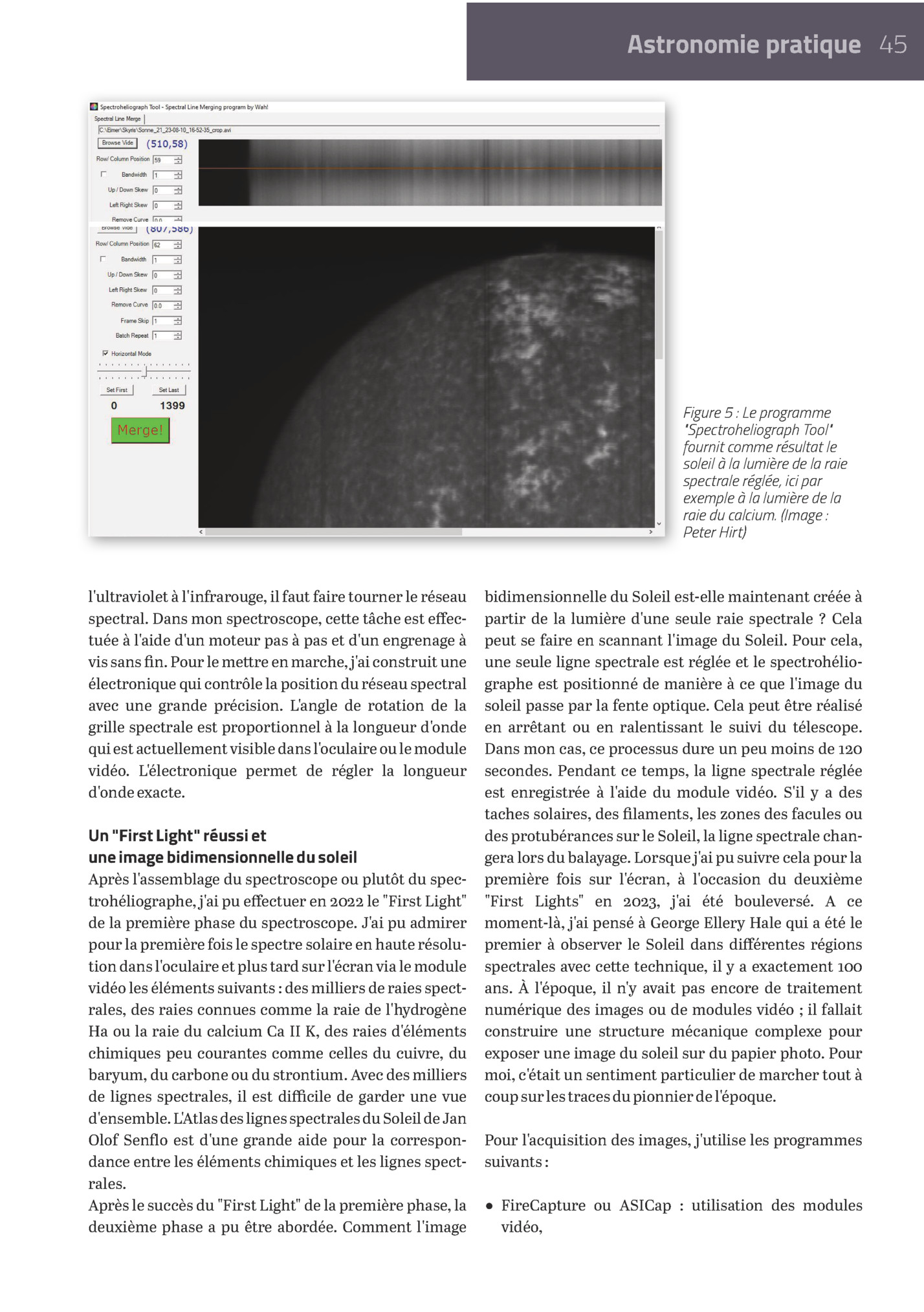 Astronomie Pratique 45

Figure 5 : Le Programme

